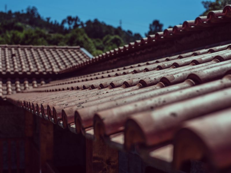 Home clay roof tile